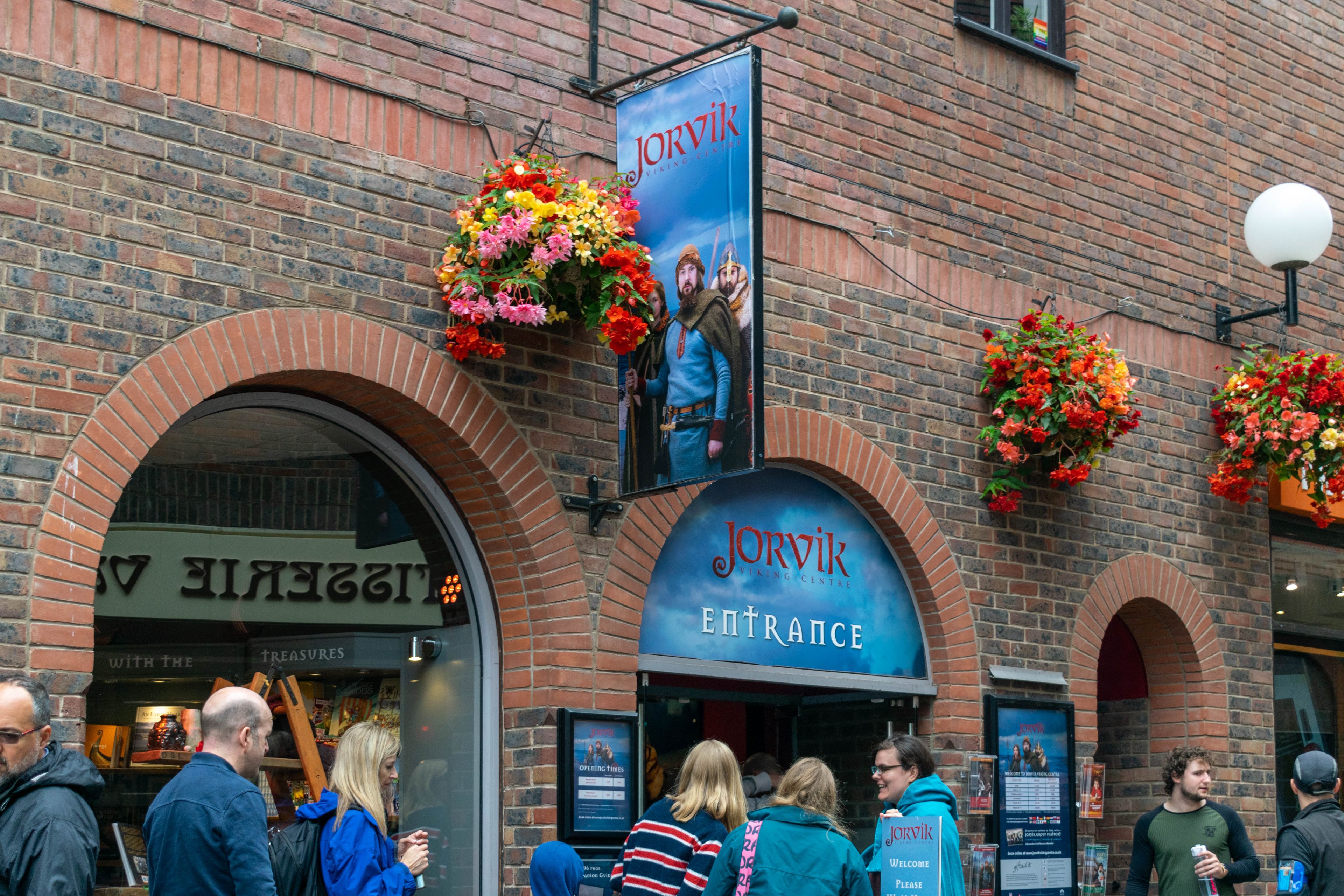 outside jorvik viking centre