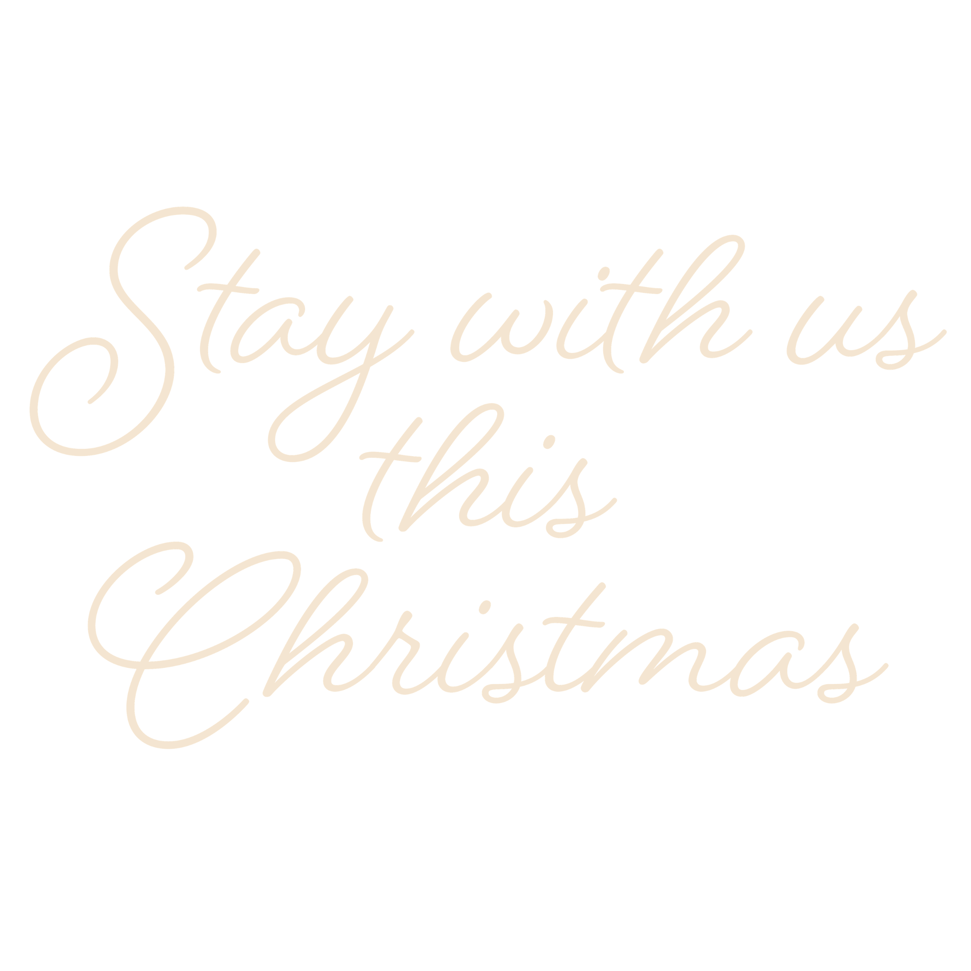 Stay with us this Christmas